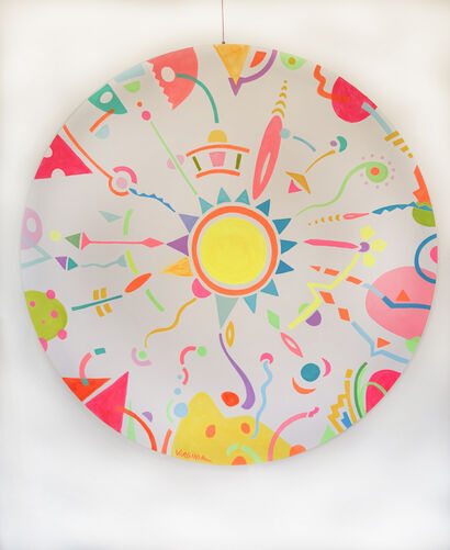Sistema Solar - a Paint Artowrk by Virginia Alonso González